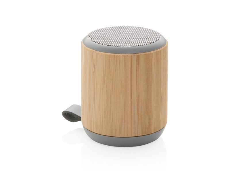 Bamboe en fabric 3W draadloze speaker