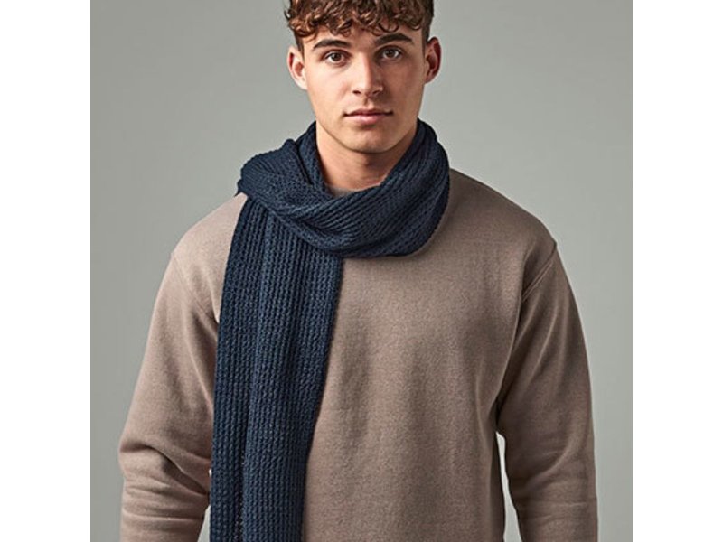 Beechfield Classic Waffle Knit Scarf