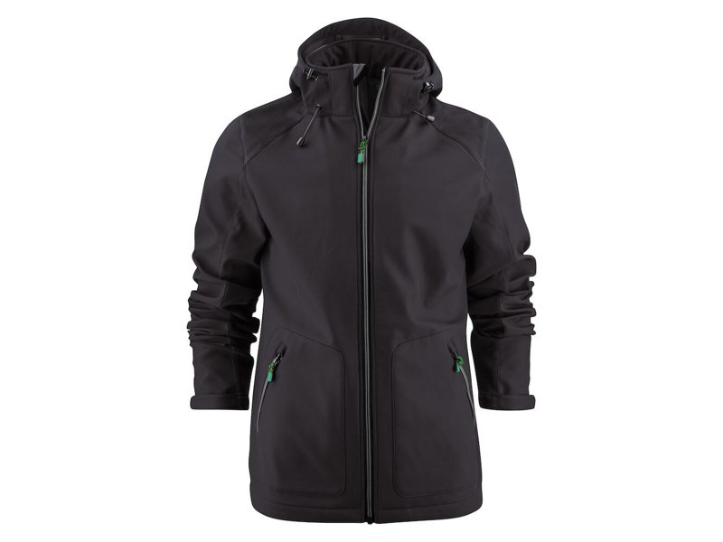 Softshell jas met capuchon