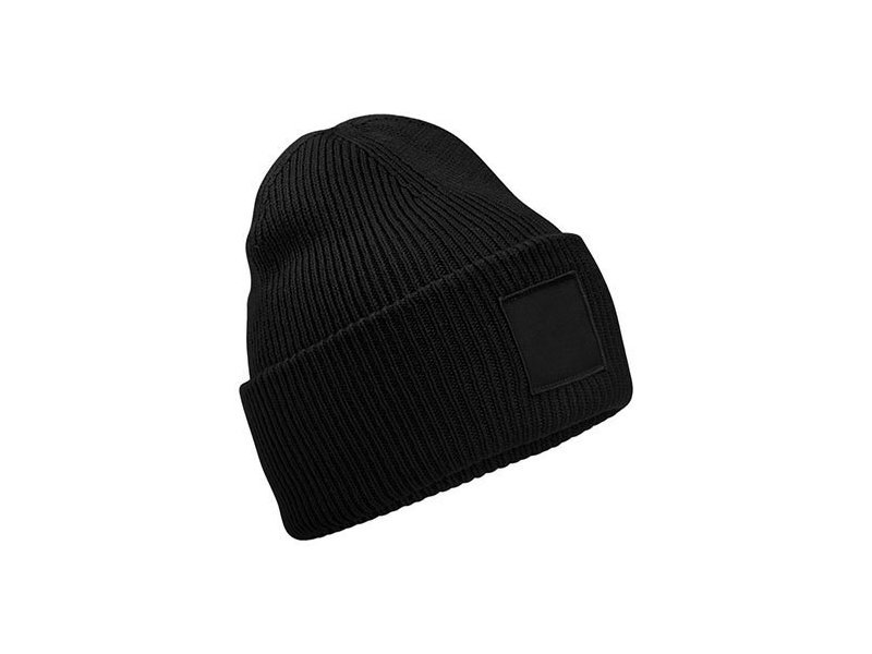 Beechfield - Deep Cuffed Tonal Patch Beanie