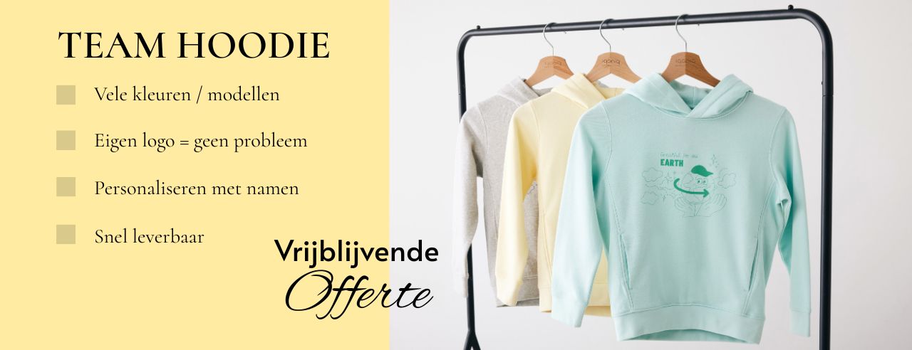 Kinder Team hoodies bedrukken