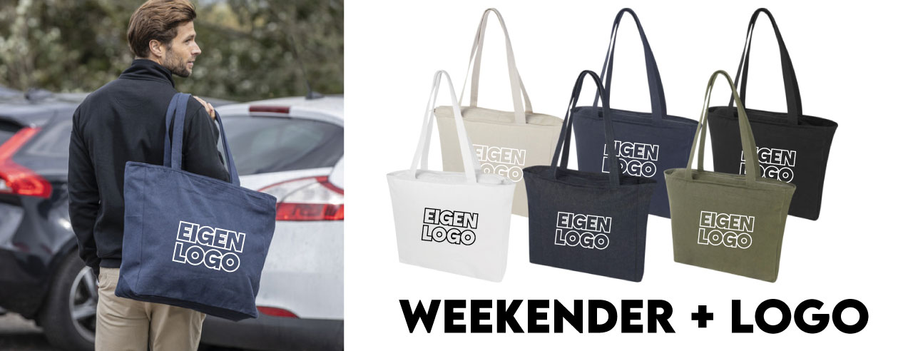 Weekend schoudertas bedrukken