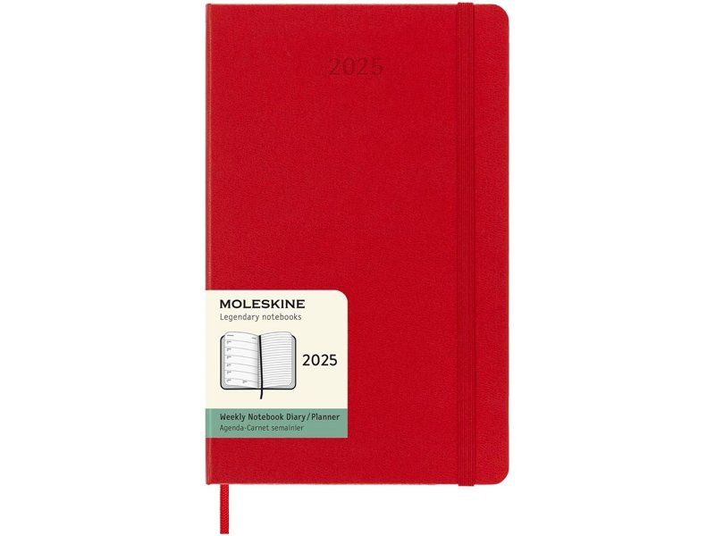 Moleskine 12M week agenda L met harde kaft