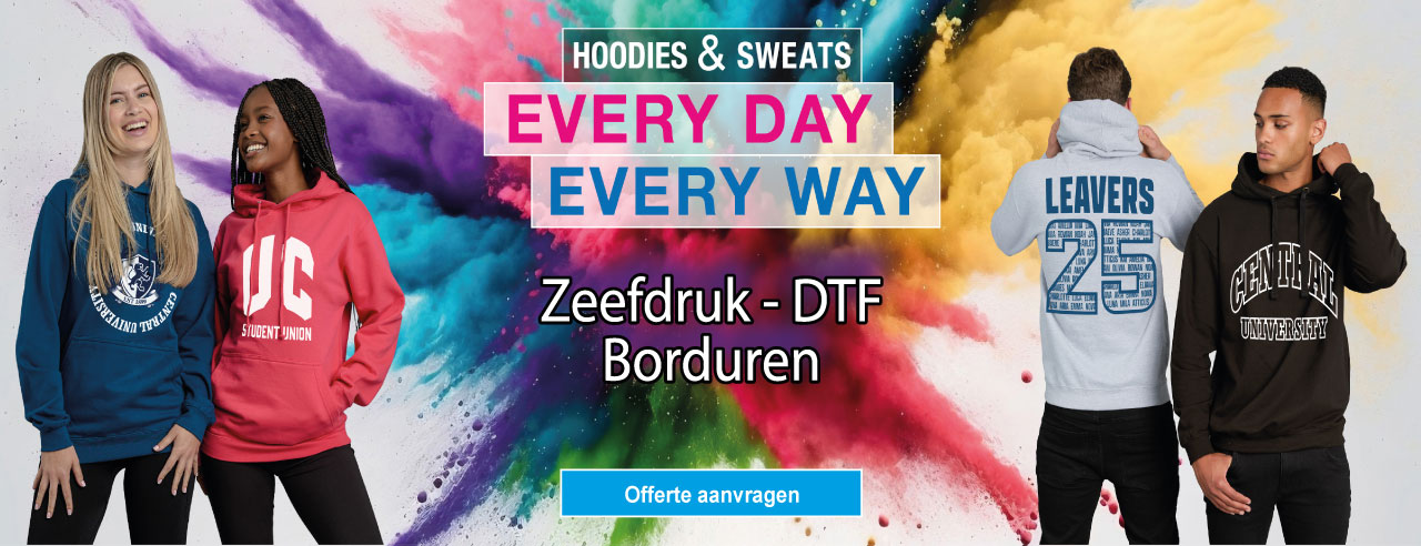 AWDis hoodies bedrukken met eigen design