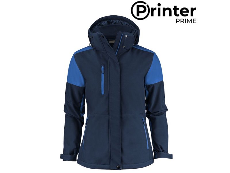 Printer Prime padded softshell damesjas