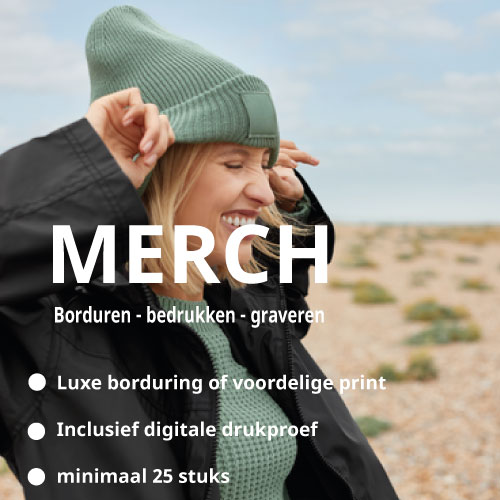 Mutsen Merch bestellen met eigen logo